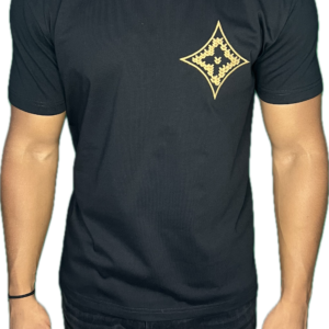 T-shirt Louis Vuitton noir brodé